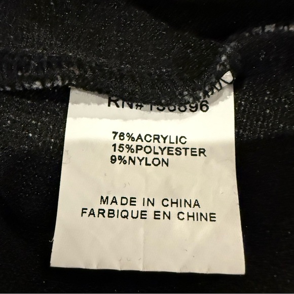 Cativa Vest Double Breasted Double Zipper Hooded Black Gray Brown Women's Sz L - Picture 16 of 16